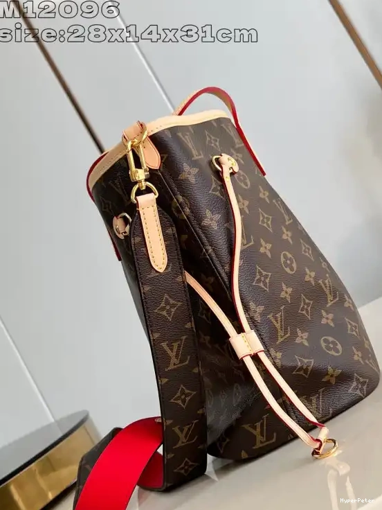 Out Inside Vuitton Bandoulière Louis Neverfull MM-31*28*14cm 0703